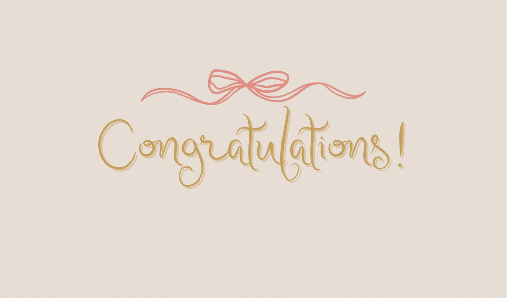 Lash Parlour Gift Card - Congratulations